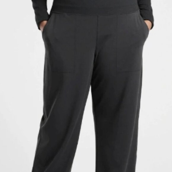 Athleta Venice Wide Leg Pant, Black, Size 3X, NWT - Picture 1 of 10